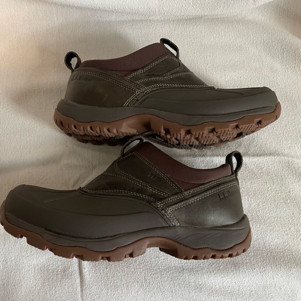 L.L. Bean Men's Dark Brown Slip-On Boots